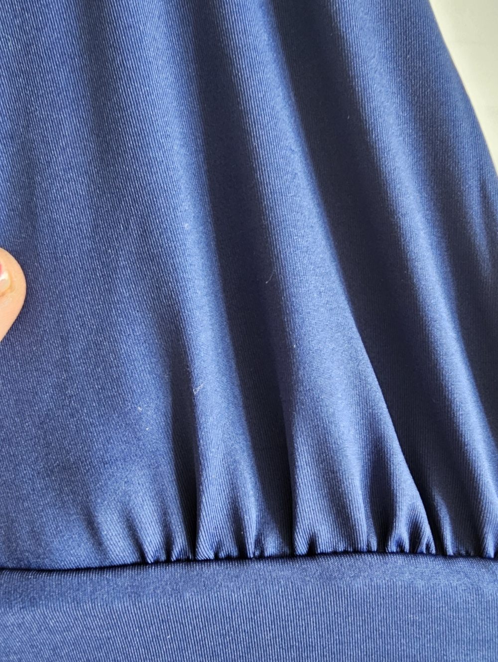 New Royal Blue Plunge Neck Halter Midi Dress with Low-Cut Sides and Side Slit - Picture 4 of 7